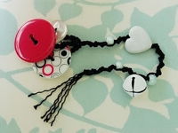 Alli Crafts Button Rattle Baby Toy